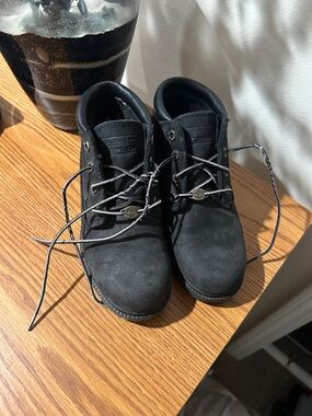 Timberland Black Men's Lace-Up Work Boots